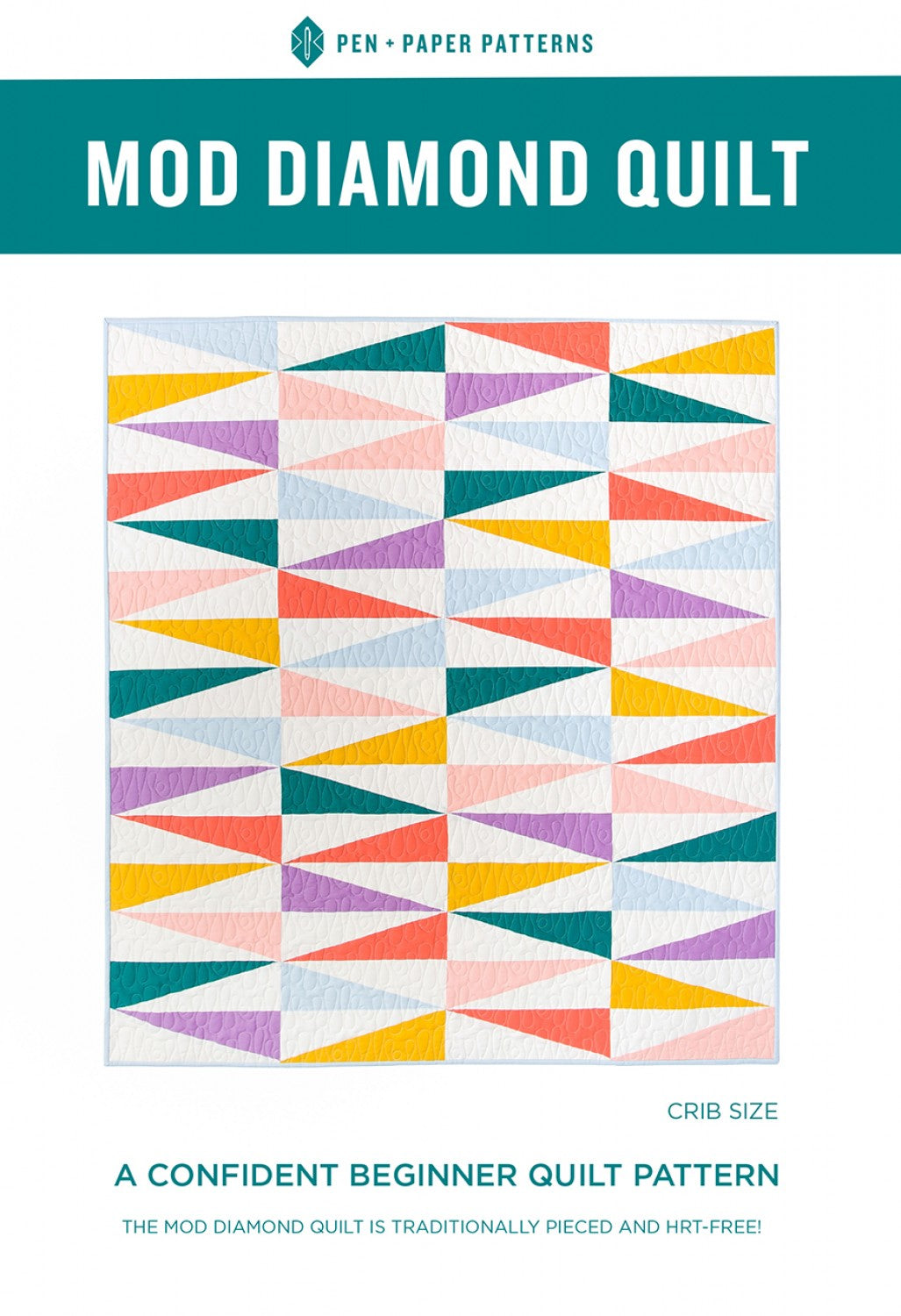 Mod Diamond Quilt Pattern by Pen + Paper Patterns