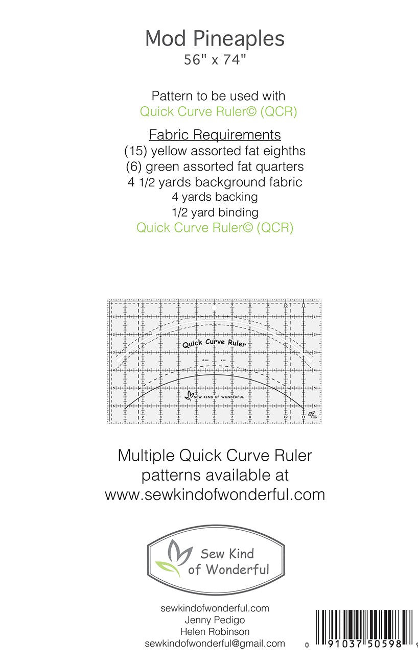 Mod Pineapples Quilt Pattern by Sew Kind of Wonderful