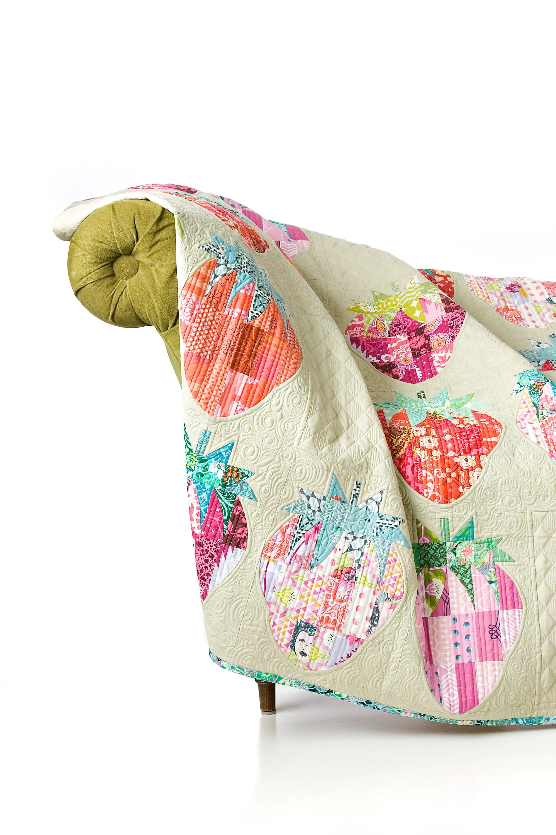 Mod Strawberries Quilt Pattern by Sew Kind of Wonderful