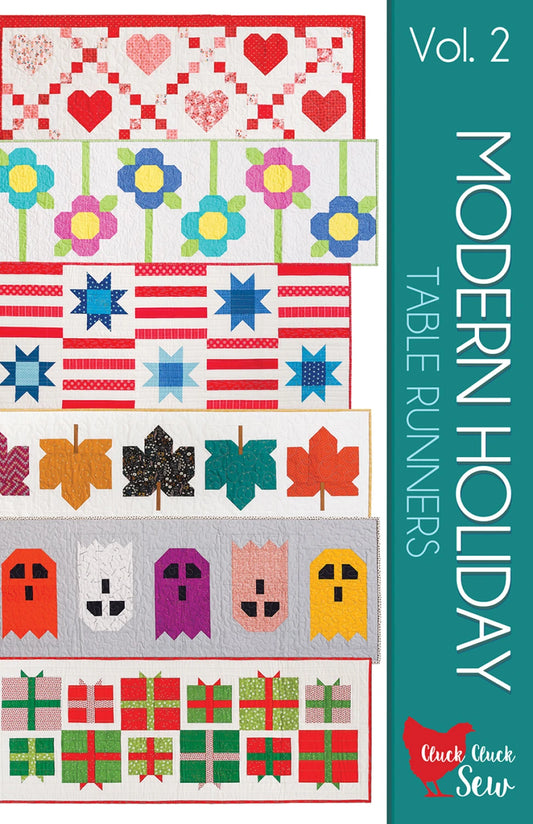 Modern Holiday Vol. 2 Table Runners Pattern by Cluck Cluck Sew