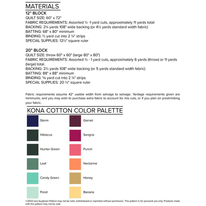 Modern Log Cabin by Tara Faughnan featuring AGF Pure Solids - Quilt Kit - Multiple Sizes