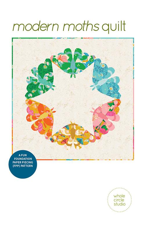 Modern Moths Quilt Pattern by Whole Circle Studio