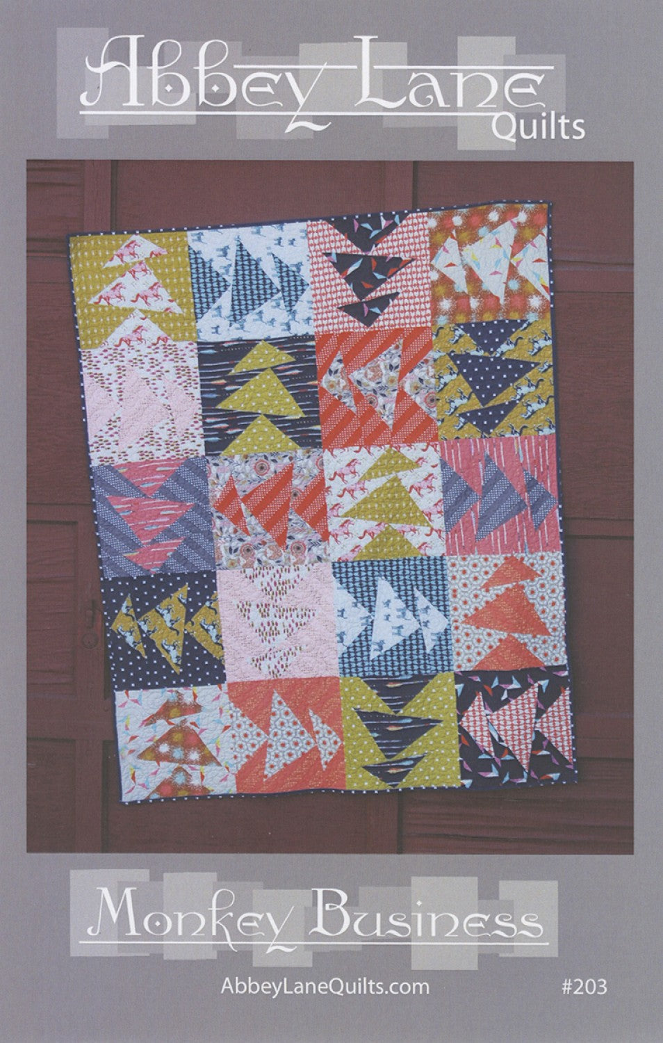 Monkey Business Quilt Pattern by Abbey Lane Quilts