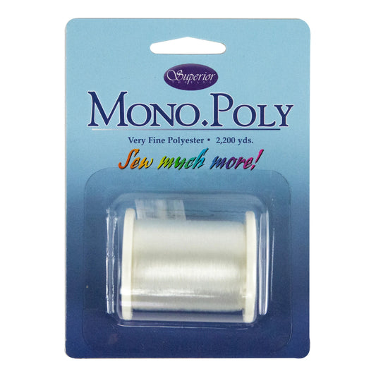 MonoPoly Invisible Polyester Thread .004mm 2200yds # 11901 - Special Order