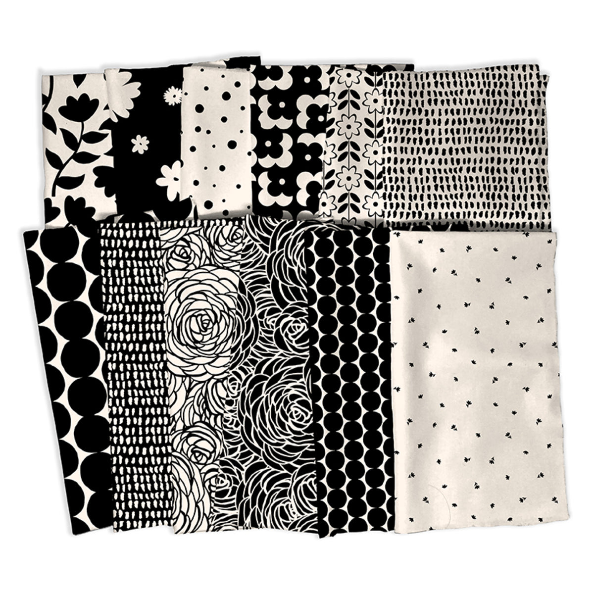 Monochrome Muse by Perfect Palette : Accentuate the Positive Quilt Kit