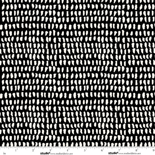 Monochrome Muse by Perfect Palette : Dashes Ebony/Porcelain 9152-93