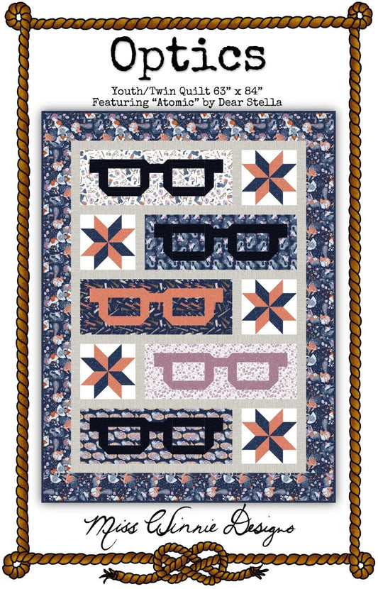 Monochrome Muse by Perfect Palette : Optics Quilt Kit Reference