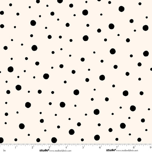 Monochrome Muse by Perfect Palette : Polka Dot Porcelain/Ebony 9149-39