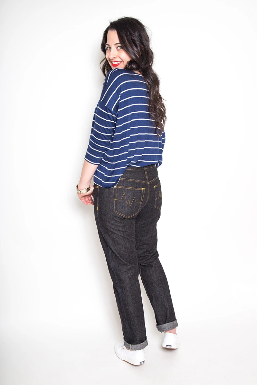 Morgan Boyfriend Jeans Pattern by Closet Core Patterns - Special Order