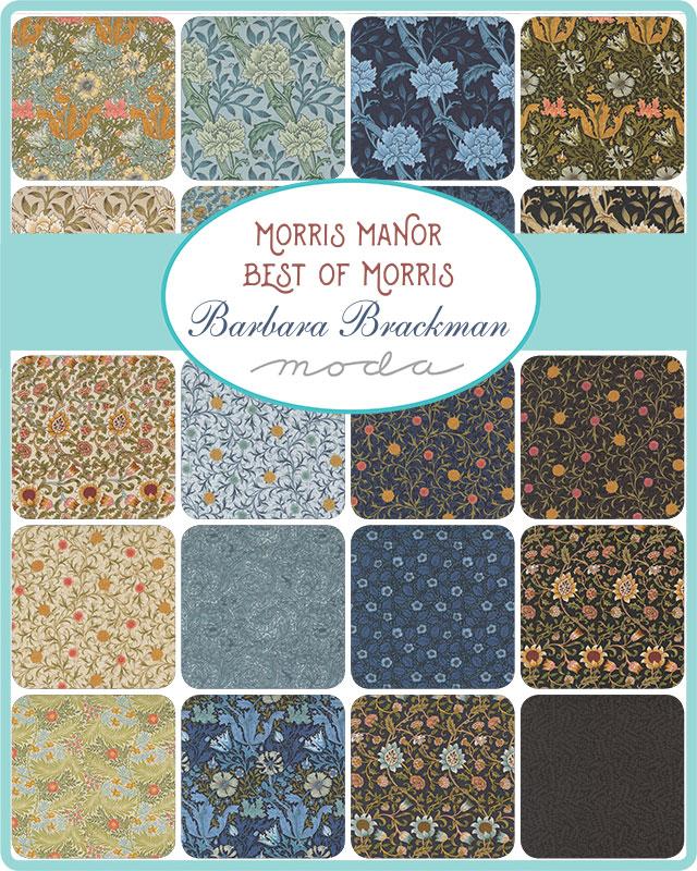 Morris Manor by Barbara Brackman : Mini Charm 8390MC