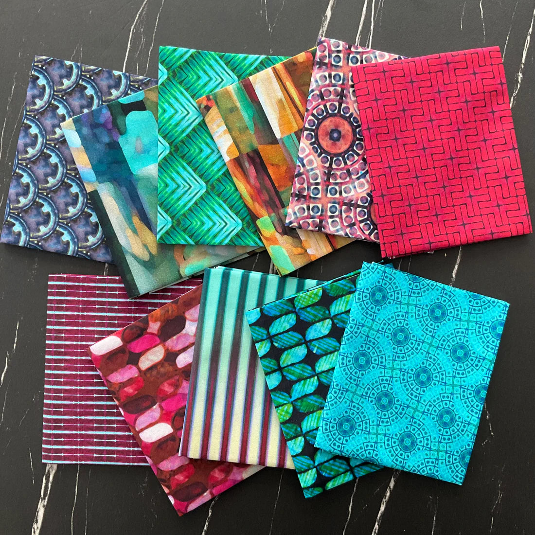 Mosaic by Billy Reue - Grisaille Scarlet PWWR042.SCARLET