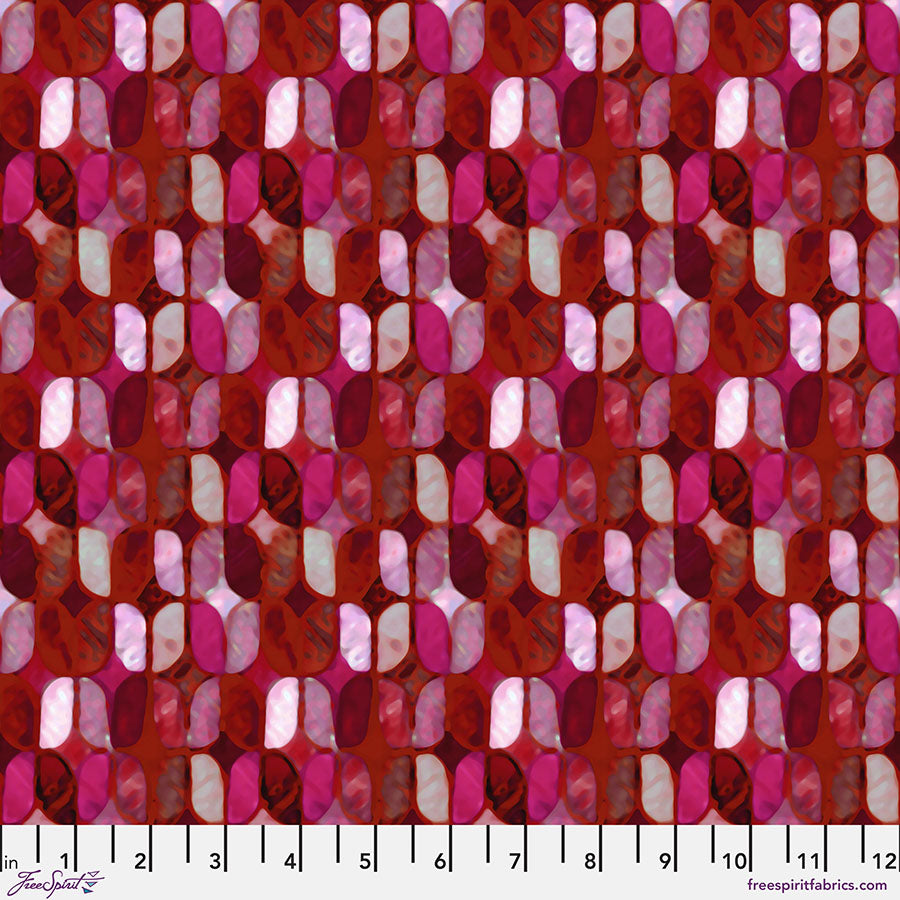 Mosaic by Billy Reue - Grisaille Scarlet PWWR042.SCARLET