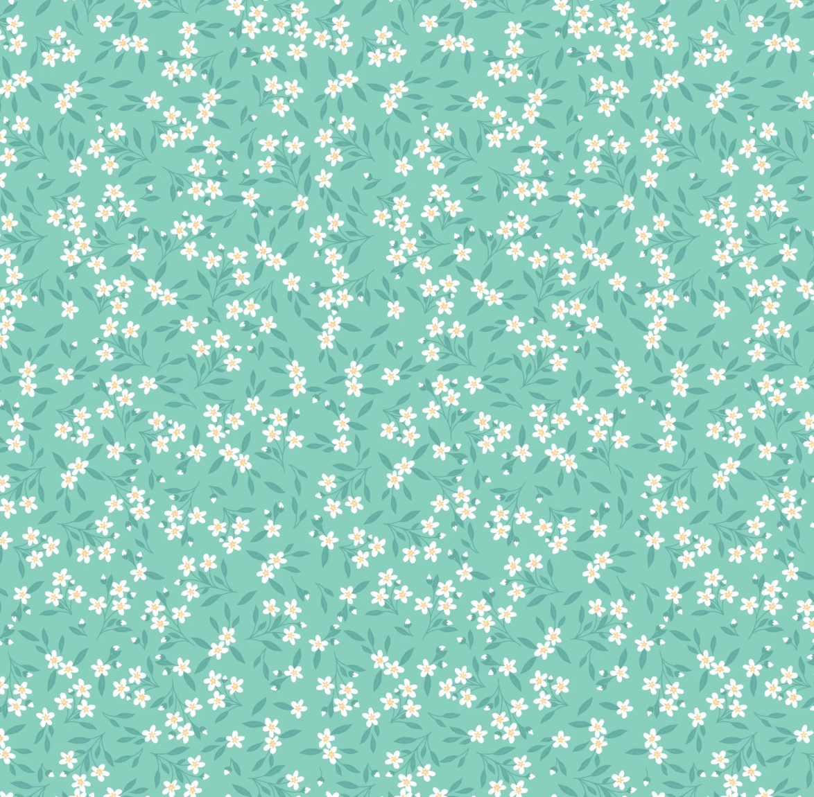 Mushroom Blooms by Poppie Cotton : Bloomies Mint