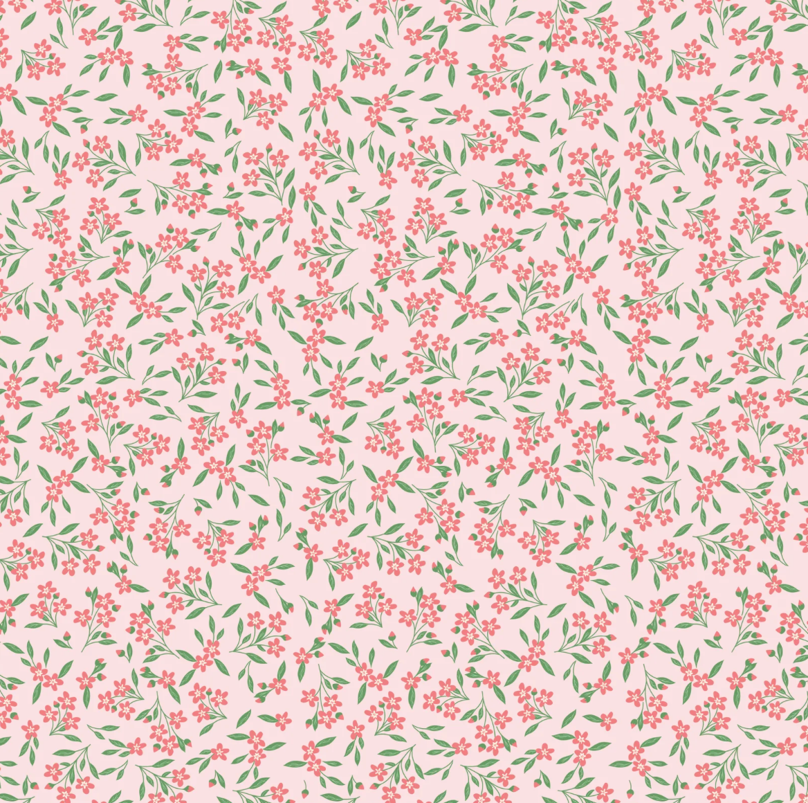 Mushroom Blooms by Poppie Cotton : Bloomies Pink