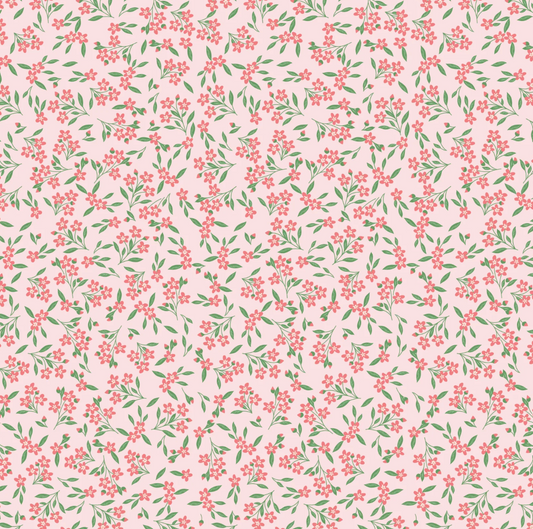 Mushroom Blooms by Poppie Cotton : Bloomies Pink