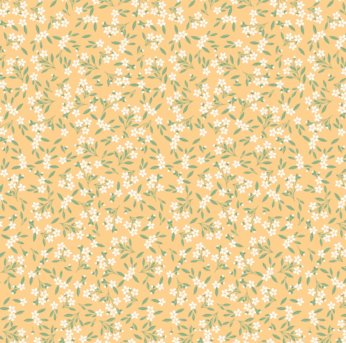 Mushroom Blooms by Poppie Cotton : Bloomies Yellow