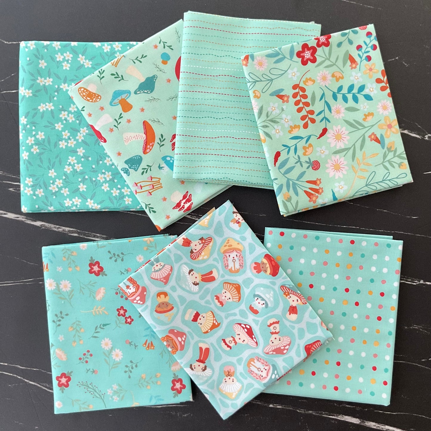 Mushroom Blooms by Poppie Cotton : Fabric Bundles