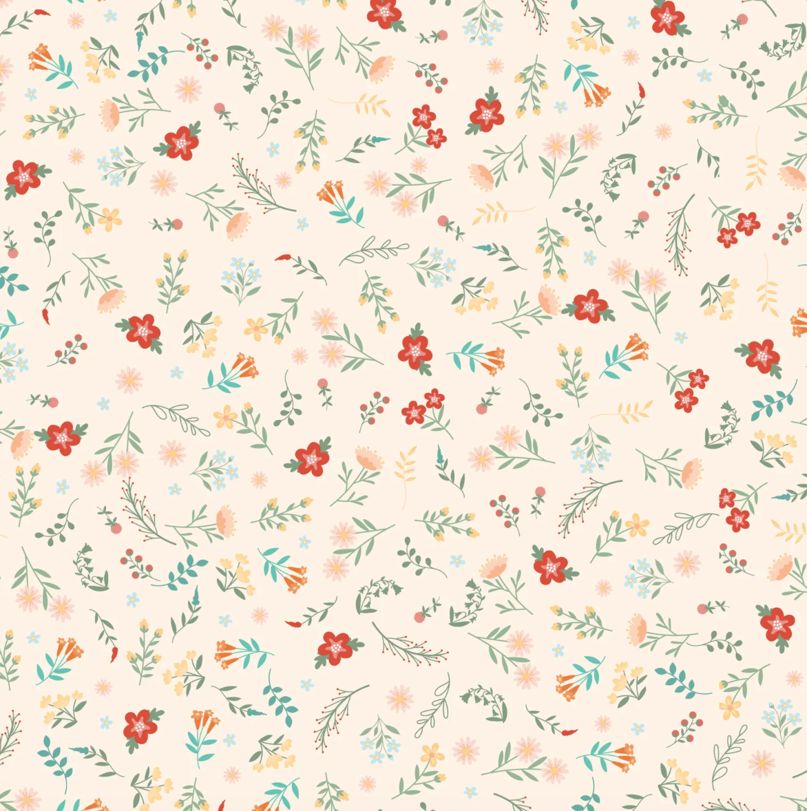 Mushroom Blooms by Poppie Cotton : Petals Natural