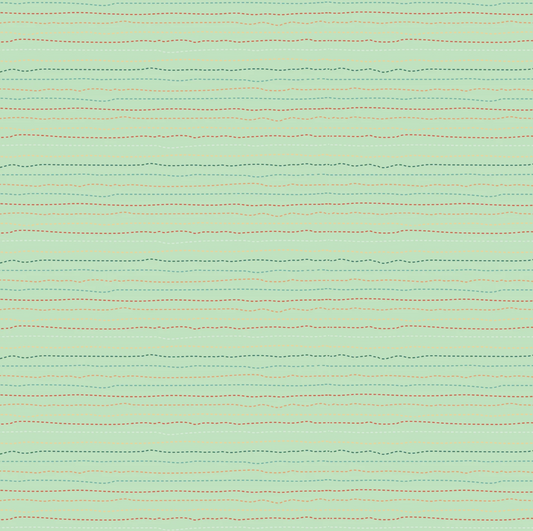 Mushroom Blooms by Poppie Cotton : Snail Trail Mint