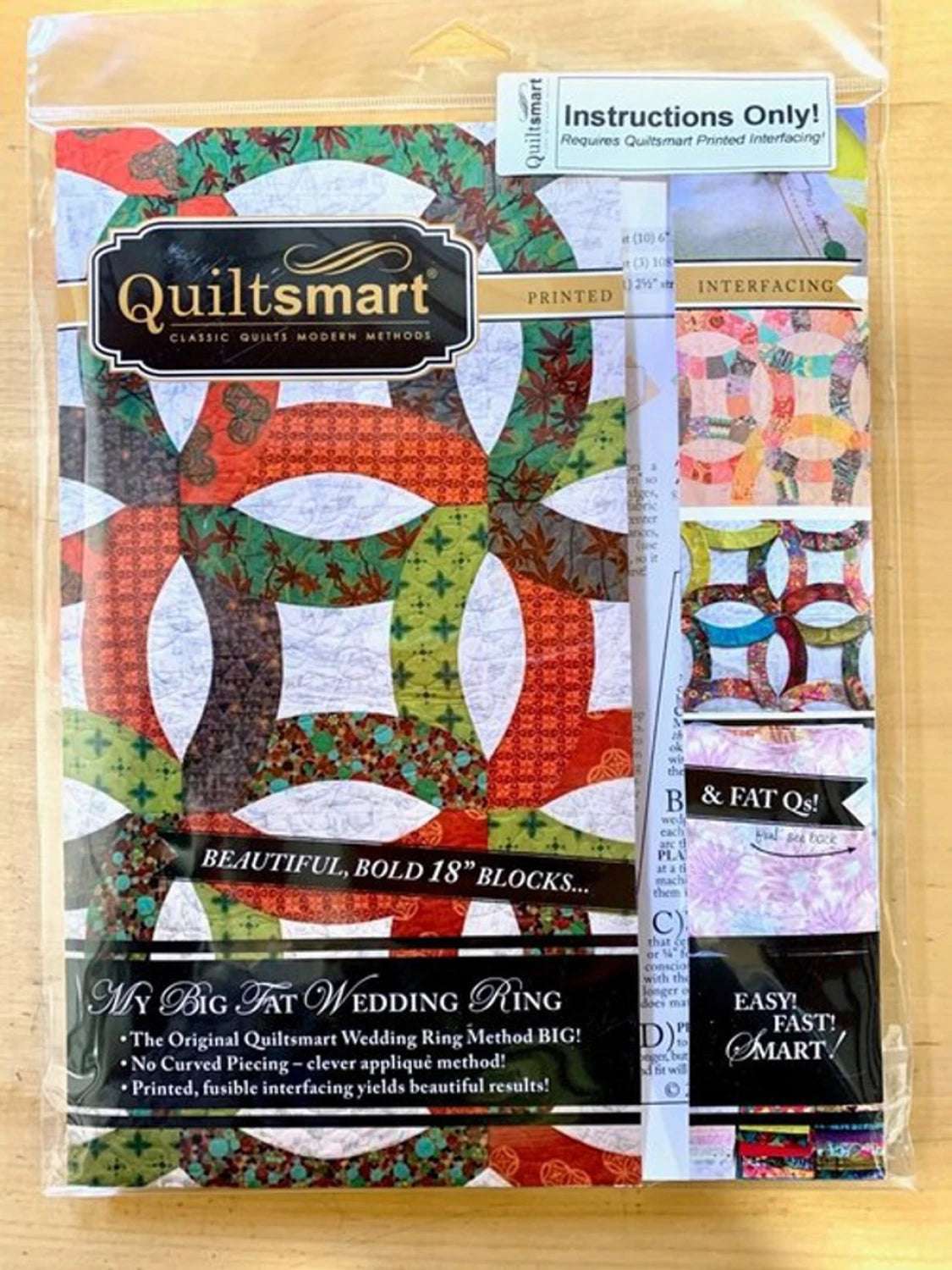 My Big Fat Easy Wedding Ring Pack by QuiltSmart