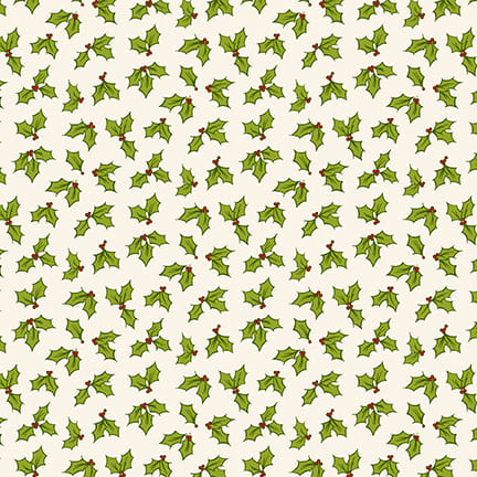 My Childhood Christmas by Stacy West - Holly Cream 1402-68