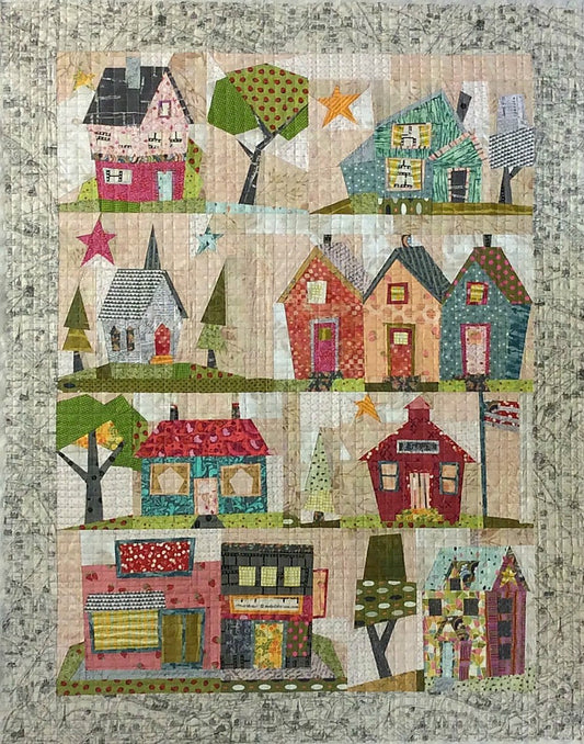 My Kinda Town Collage Pattern by Laura Heine