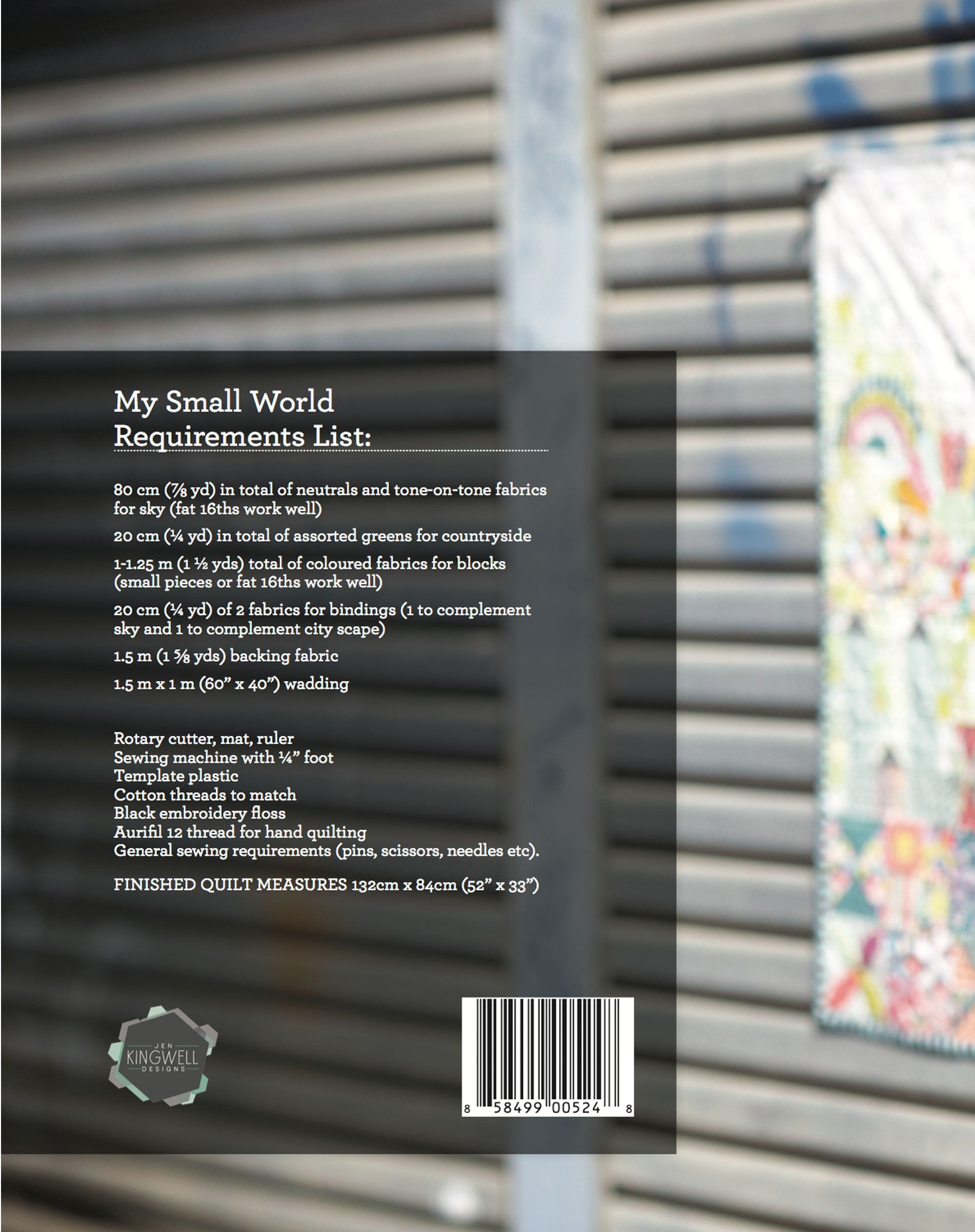 My Small World Booklet by Jen Kingwell Designs - Special Order