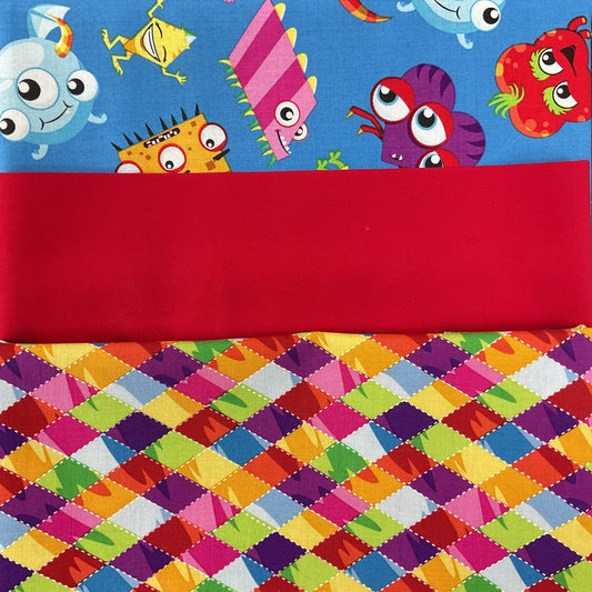 My Very Silly Monster Shapes by Tim Read : Nap Time Pillowcase Kit
