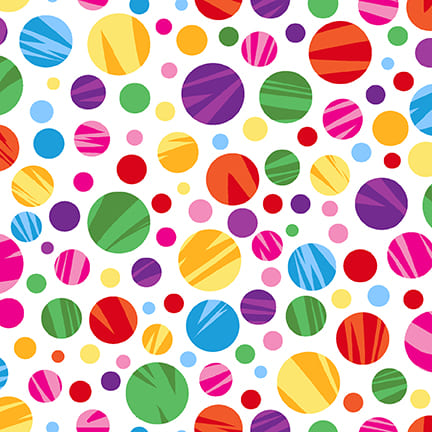 My Very Silly Monster Shapes by Tim Read : Tossed Dots Multi 3404-15