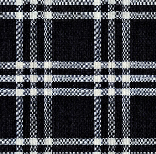 Mystic Fable Warp & Weft by Alexia Abegg : Horizon Plaid Chore Coat Black RS4162 12