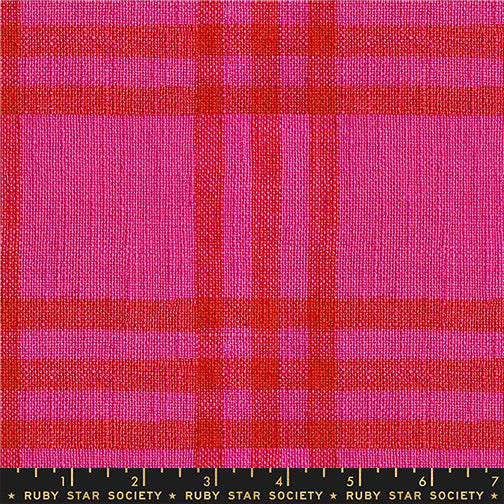 Mystic Fable Warp & Weft by Alexia Abegg : Horizon Plaid Chore Coat Pink RS4162 11