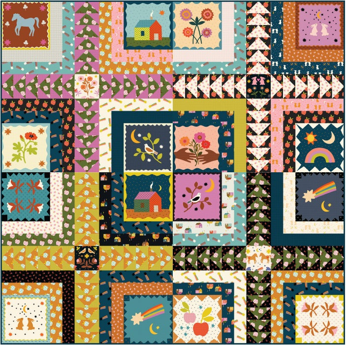 Mystic Fable by Alexia Abegg : Butterdish Quilt Kit