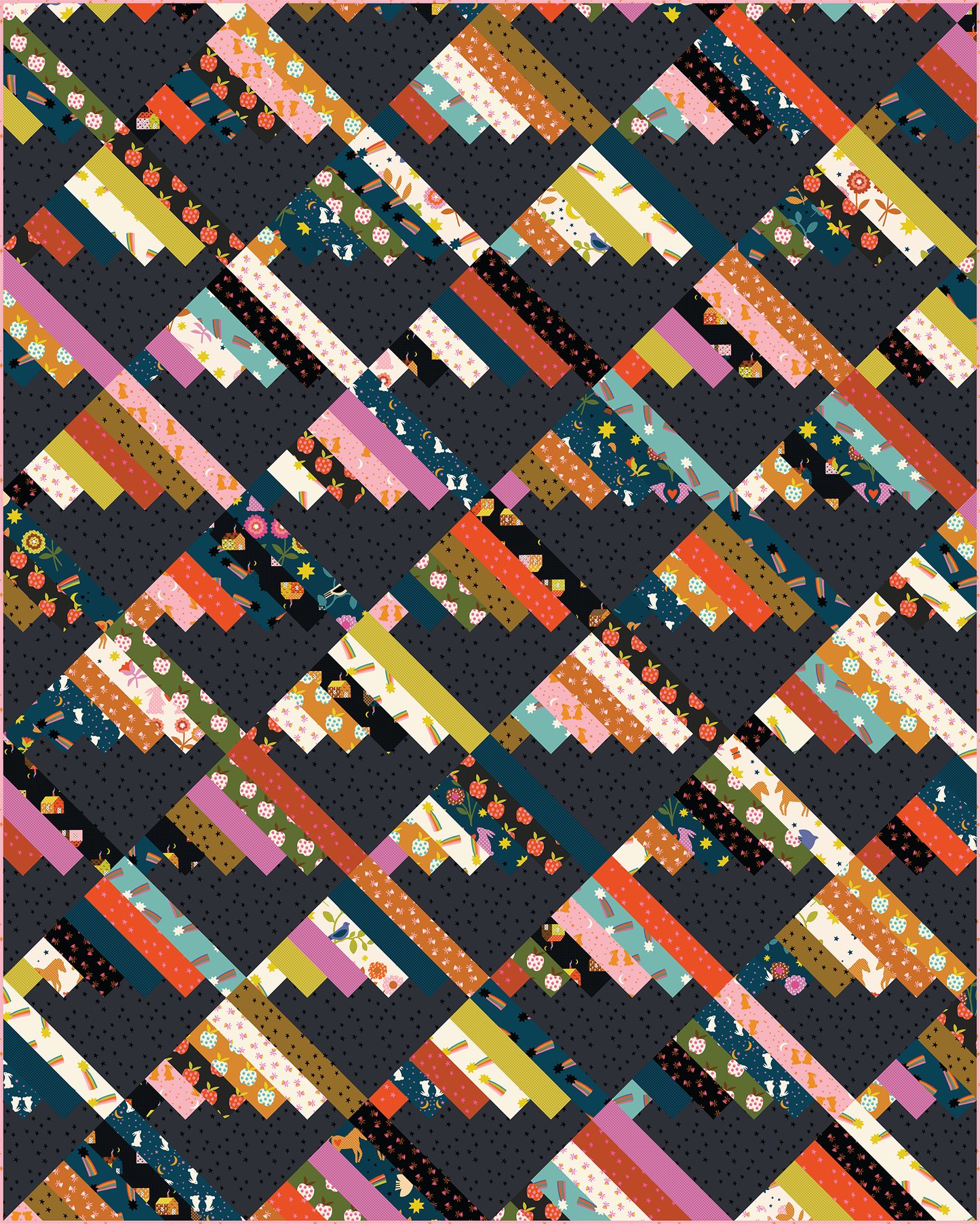 Mystic Fable by Alexia Abegg : Scrap Mountains Quilt Kit