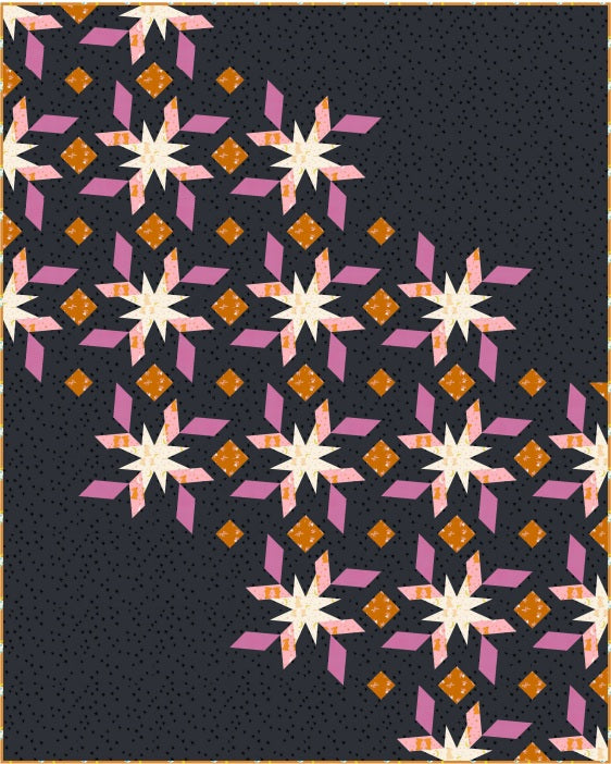 Mystic Fable by Alexia Abegg : Spinning Stars Quilt Kit