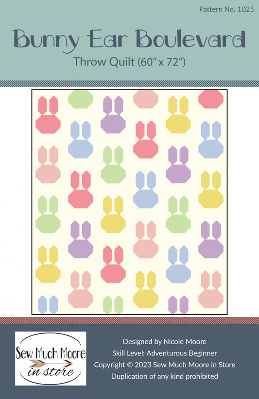 Bunny Ear Boulevard Quilt # NM-1025 - Special Order