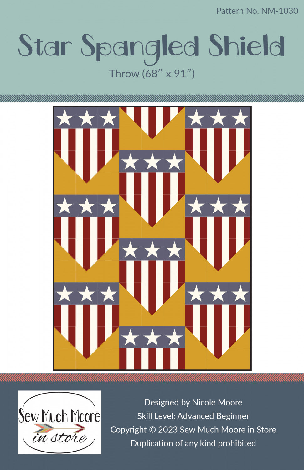 Star Spangled Shield # NM-1030 - Special Order