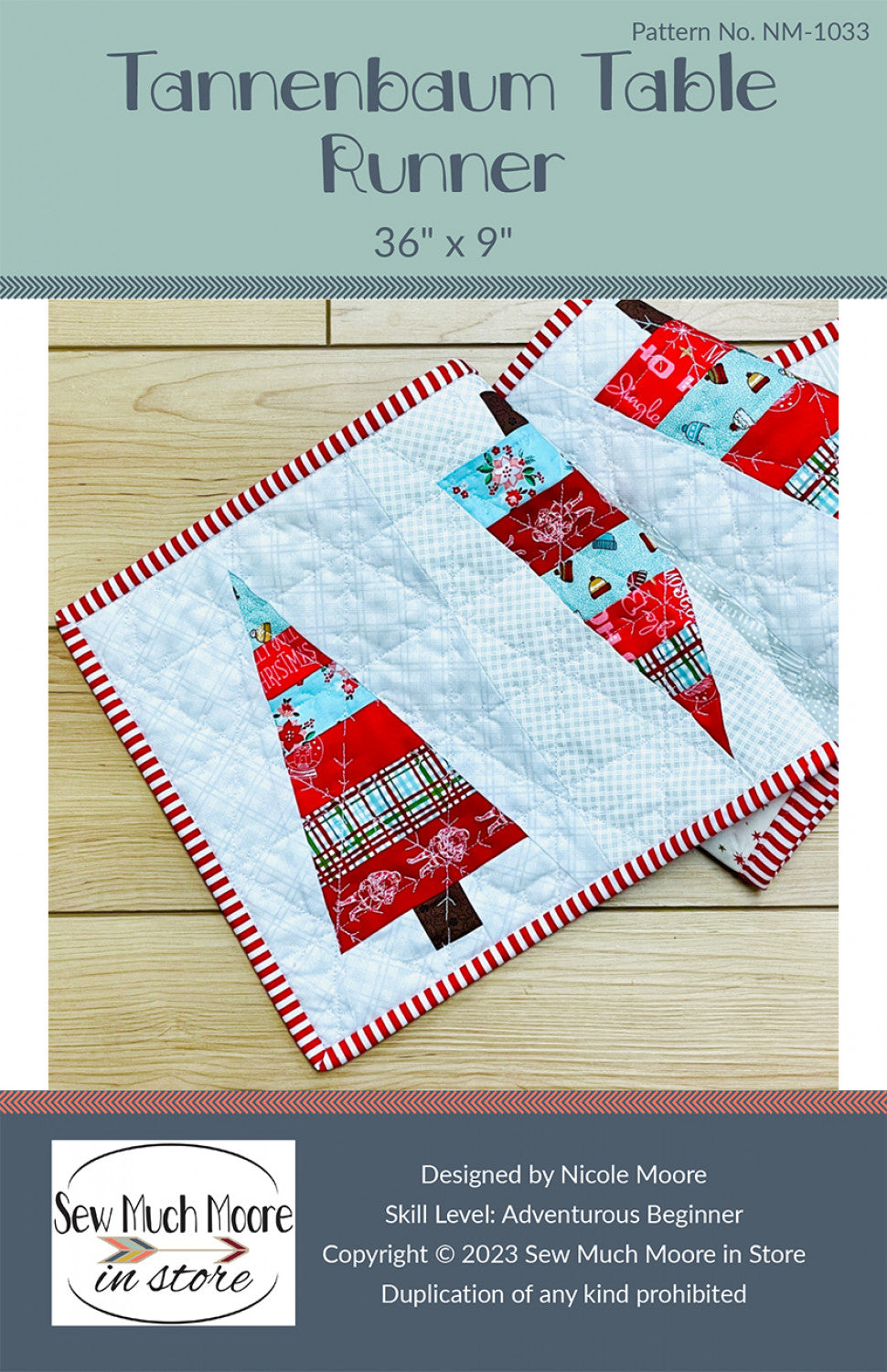 Tannenbaum Table Runner # NM-1033 - Special Order