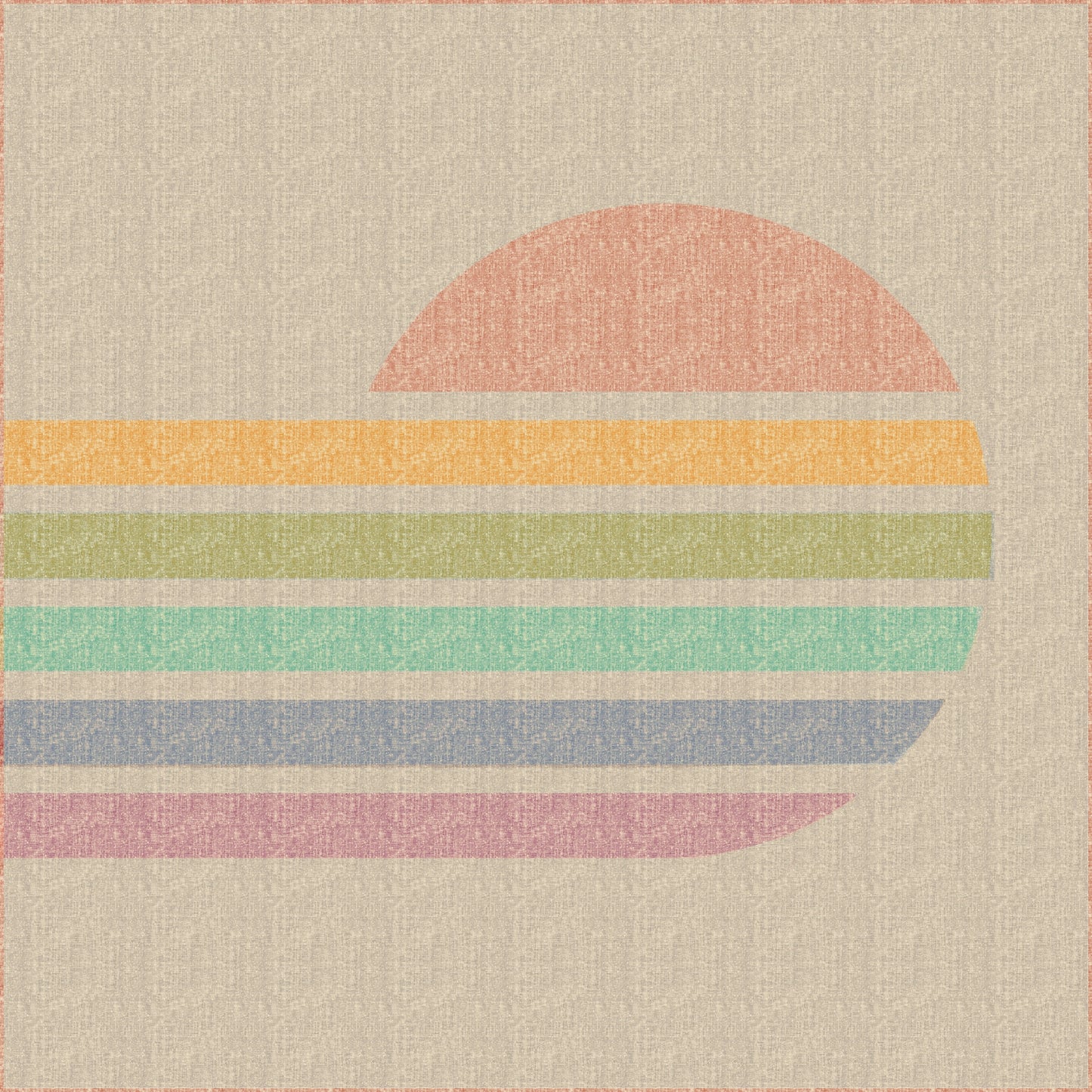 Natura by Painted Sky Studio : 70's Sun Quilt Kit