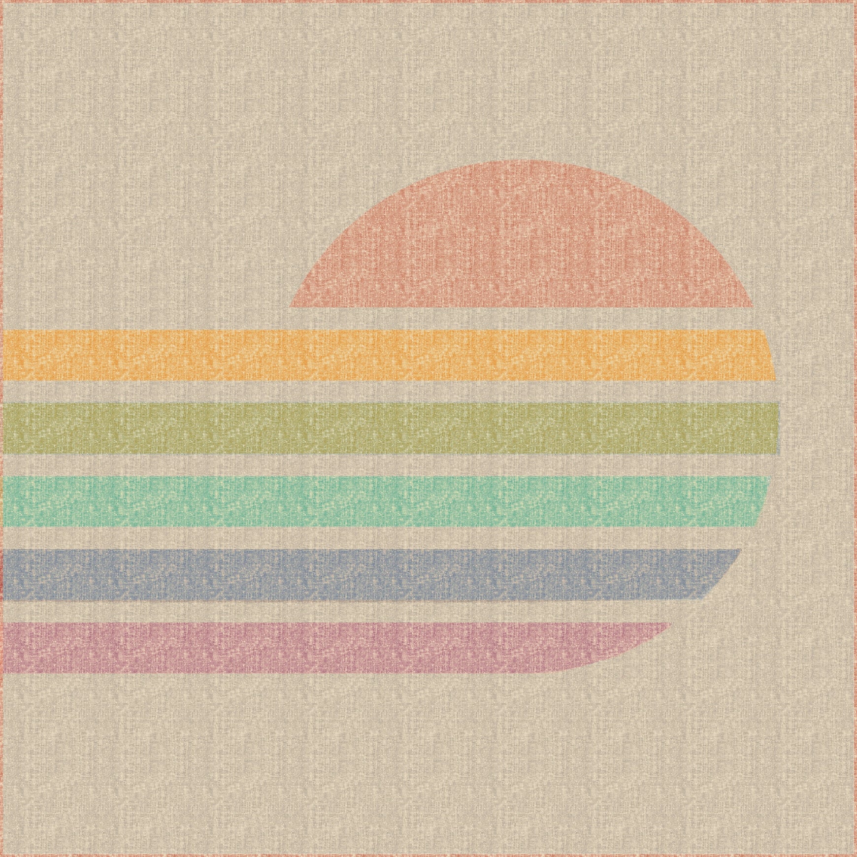 Natura by Painted Sky Studio : 70's Sun Quilt Kit