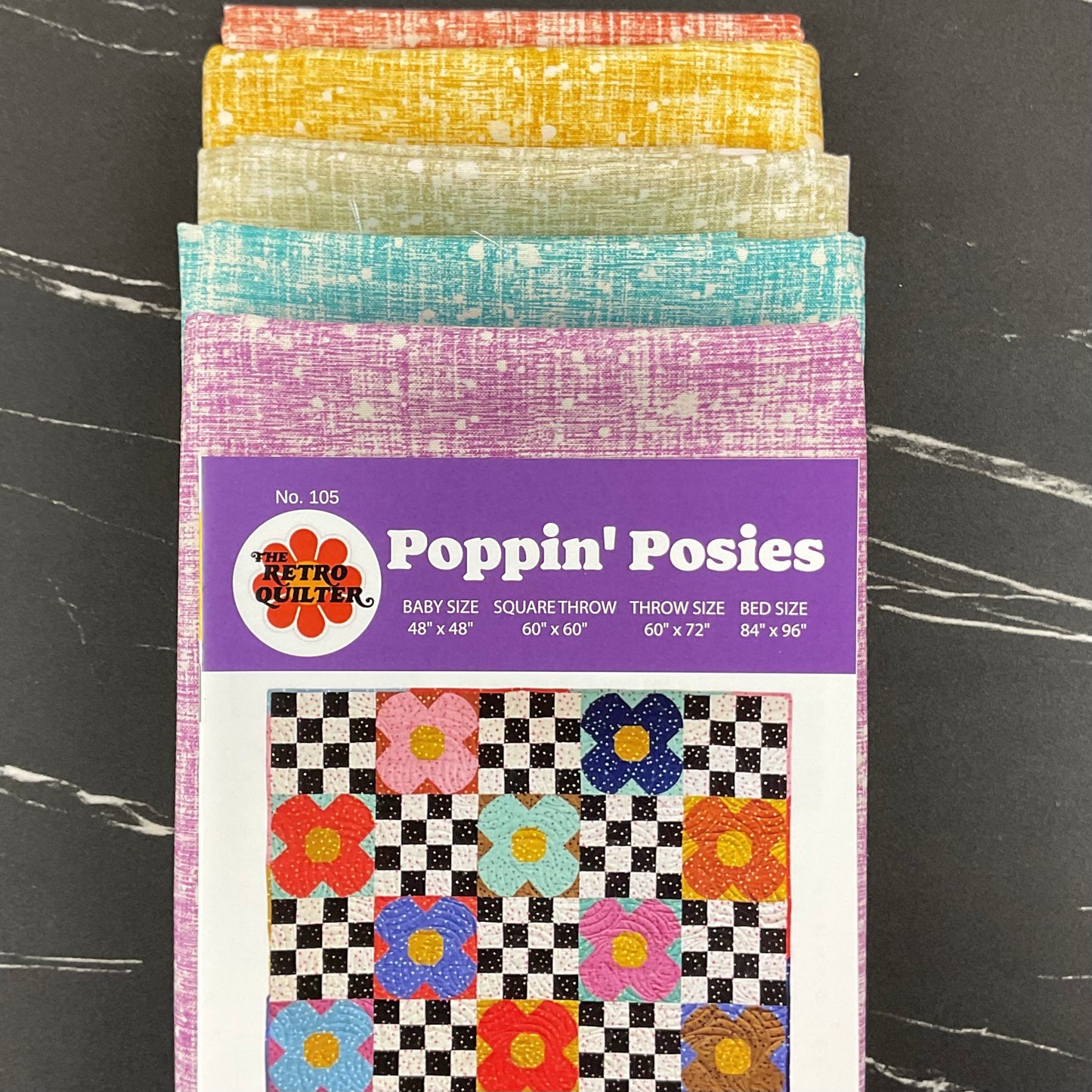 Natura by Painted Sky Studio : Poppin' Posies Quilt Kit