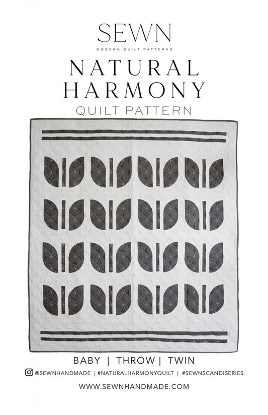 Natural Harmony Quilt Pattern # SEWN-111 - Special Order
