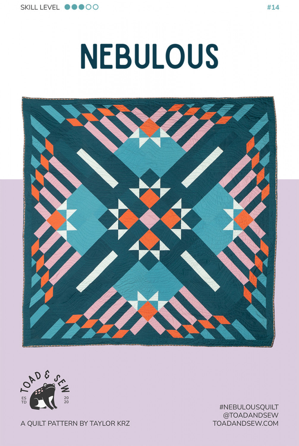 Nebulous Quilt Pattern by Toad & Sew