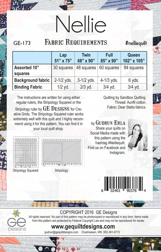 Nellie Quilt Pattern by GE Designs