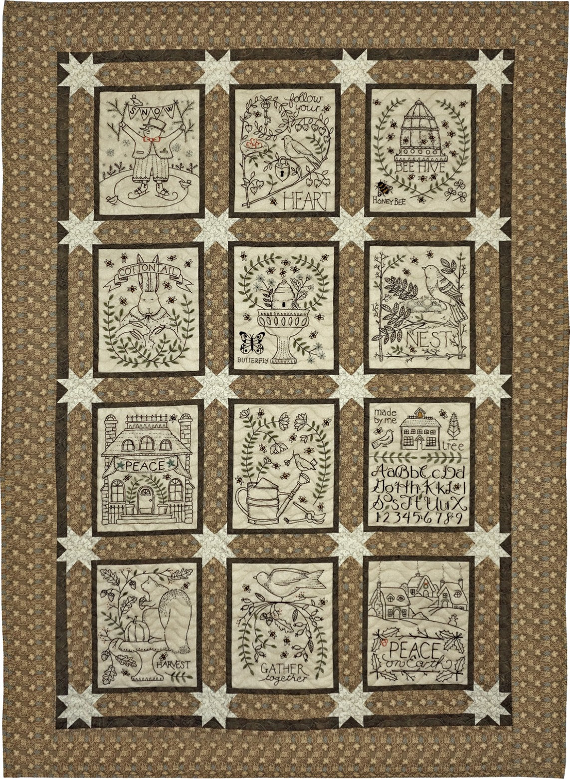 Nest Embroidery Pattern by Kathy Schmitz - June