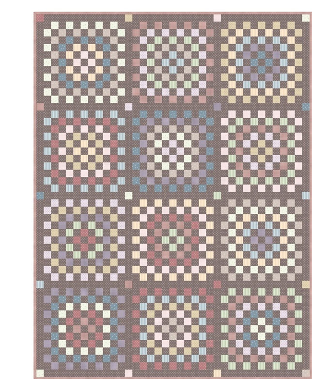 Nest by Ghazal Razavi : Granny Patch Quilt Kit