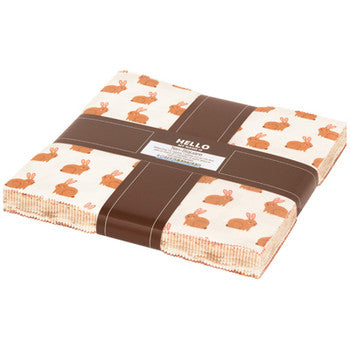 Neutral Flannels Mix by Robert Kaufman : Layer Cake