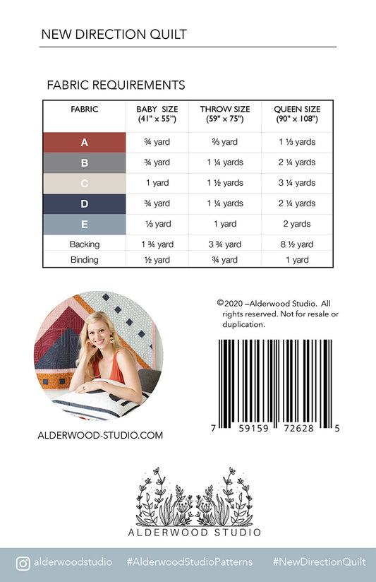 New Direction Pattern by Alderwood Studio