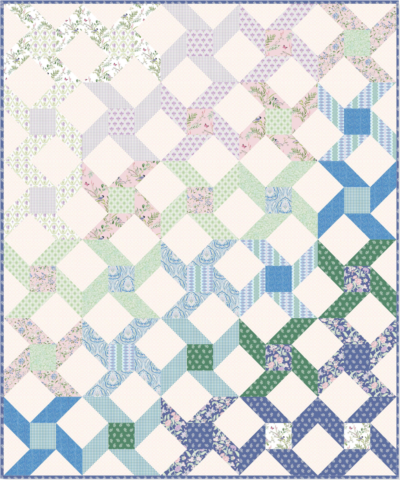 New Traditional by Lillian August : Liverpool Lane Quilt Kit