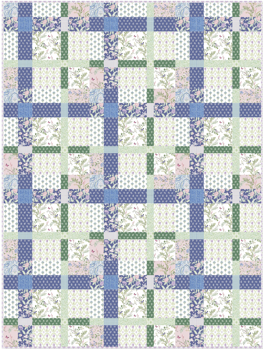 New Traditional by Lillian August : Shabby Plaid Quilt Kit