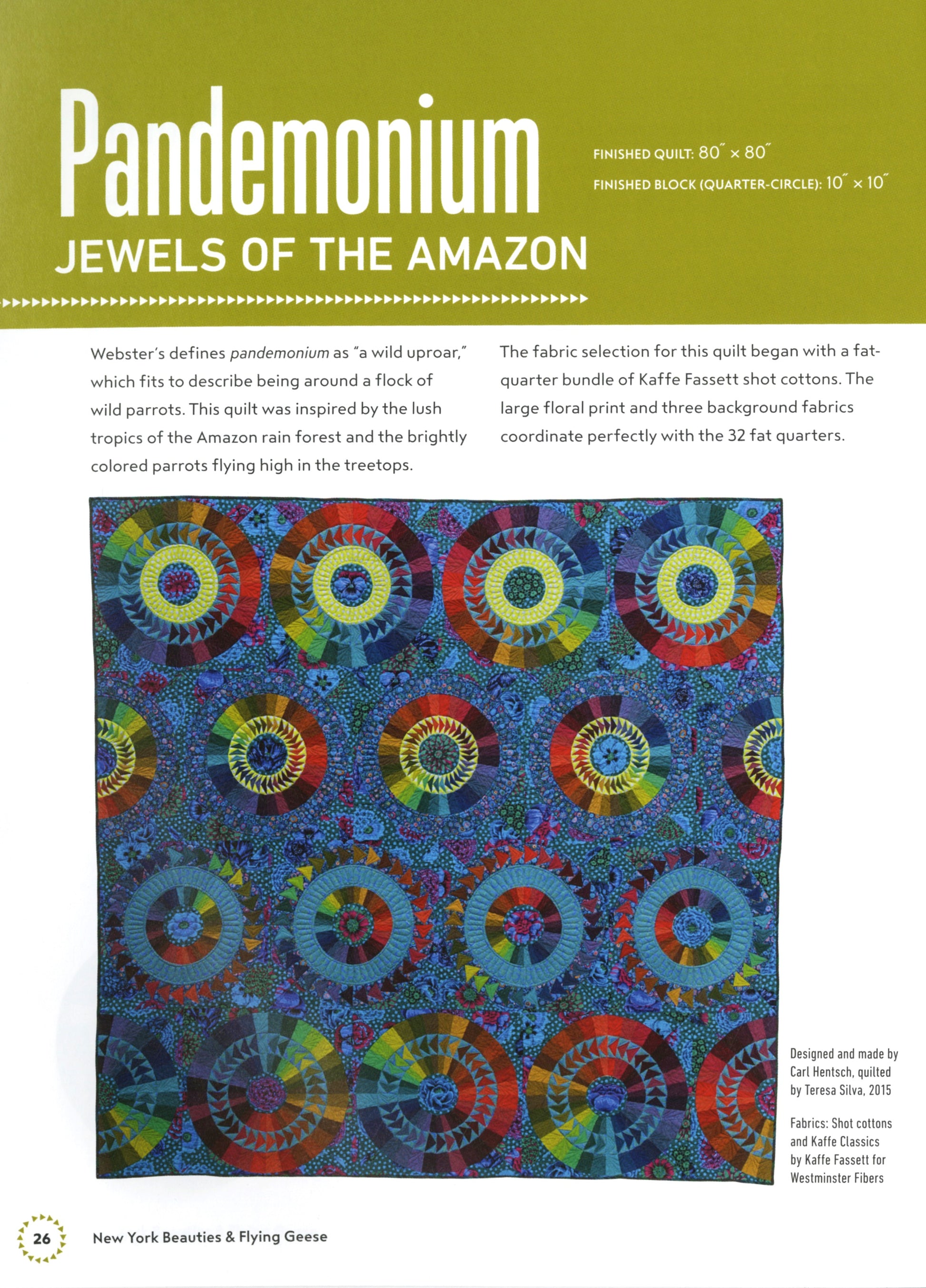 New York Beauties & Flying Geese # 11208 - Special Order